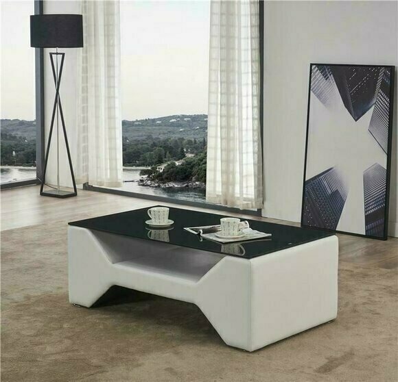 Couchtisch Wohnzimmer Tisch Design Beistelltische Tische Sofa Glas Kaffeetisch