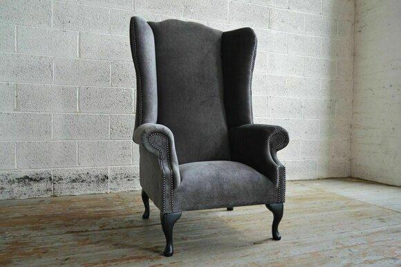 Design Ohrensessel Couch Sofa Polster Sofas Couchen Einsitzer Sessel Leder Neu