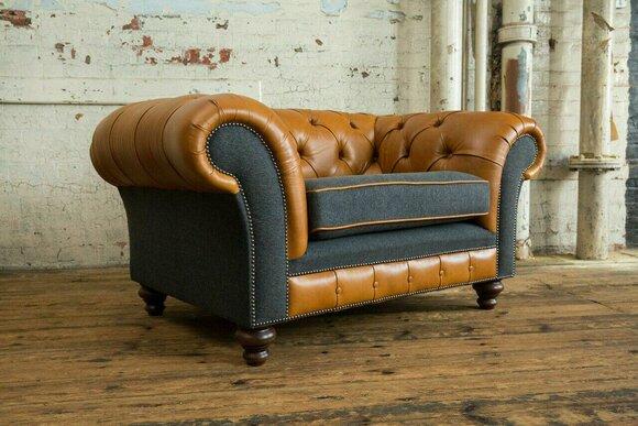 Design Sofa Couch Polster Chesterfield Sitzmöbel Textil Stoff Leder Couchen Neu