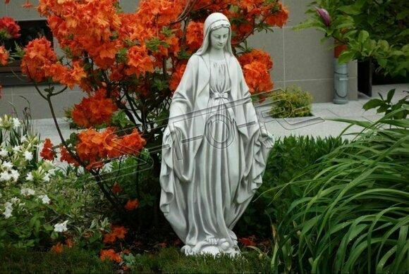 Mutter Jesus Maria Statue Grab Skulptur Heilige Figur Garten Deko 100cm S101189