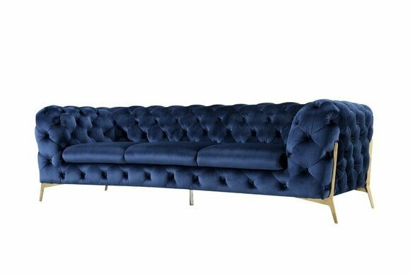 Sofa Couch Polster XXL Big Garnitur designer Couchen Chesterfield Textil