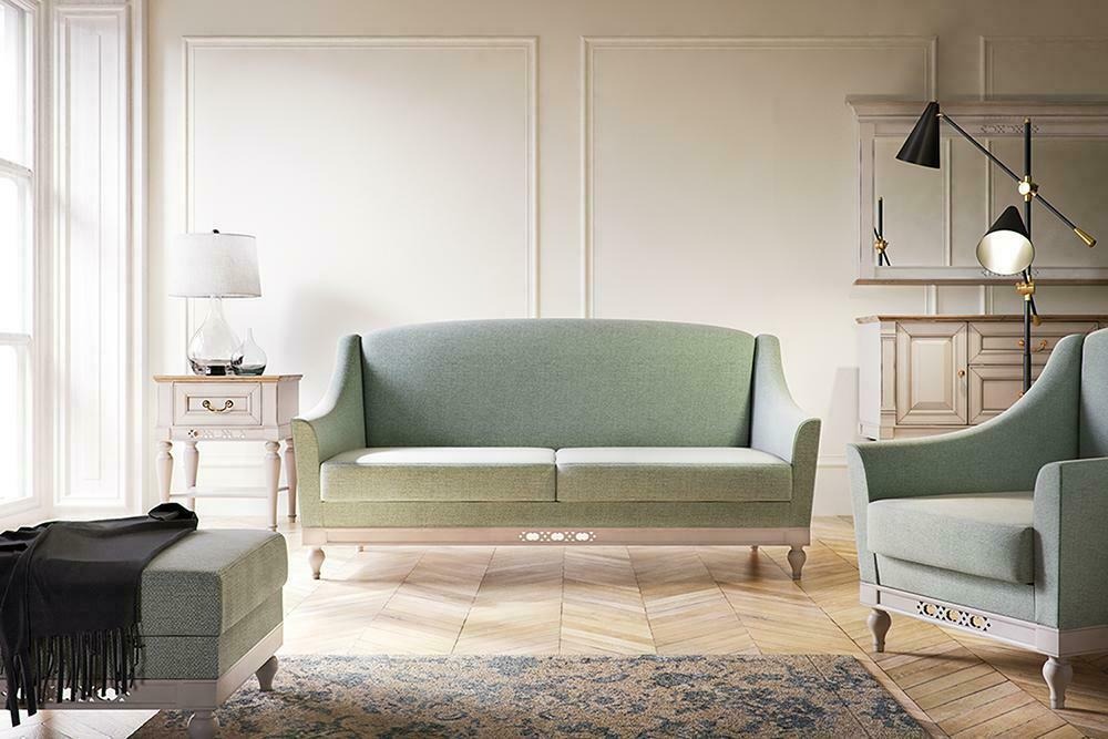 Sofa Polster Couch 3 Sitzer Schlafsofa Dreisitzer Bettfunktion Schlafsofa Neu