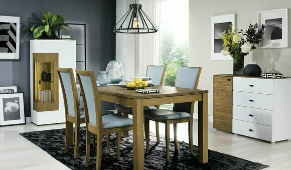 Tische Essgruppe Esszimmer Garnitur Stuhl Set Holz Essgarnituren Tisch 4 Stühle
