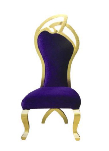 Thron Sessel Königlicher Polster Chesterfield Samt 1 Sitzer Antik Stil Stühle