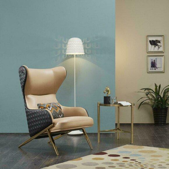 Sessel Designer Sessel Polstersessel Moderner Relax Ledersessel Luxus Stuhl Neu