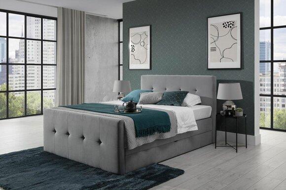 Designer Polsterbett Bett Betten Lederbett Doppelbett Ehebett Designerbett NEU