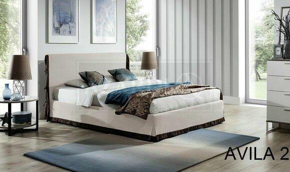 Polsterbett Betten Bett Polster Leder Designer Hotel Doppel Luxus Landhaus Neu