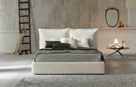Modernes Design Hotel Bett XXL Betten Luxus Stil Doppel Textil 180x200cm Stoff