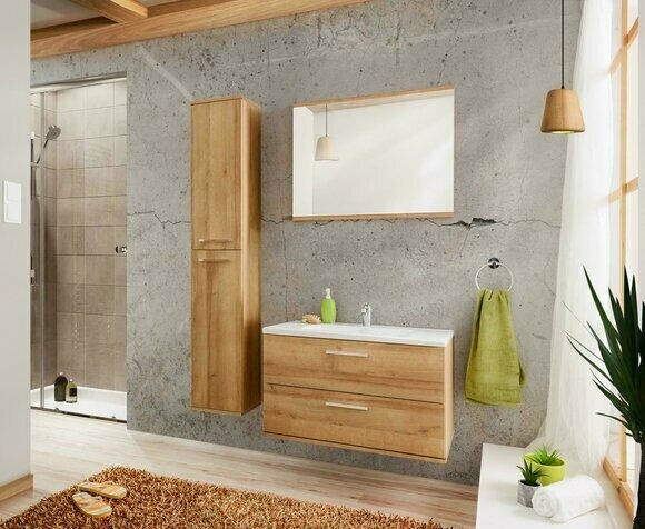 Hochwertige Badezimmer Design Badmöbel Sets Waschbecken Qualität Möbel 3tlg.