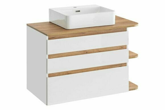 Waschtisch Badezimmer Schränke Waschtische Waschbecken Becken Unterschrank 94cm