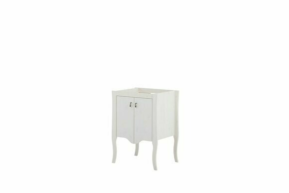 Badmöbel Antik Stil Becken Unterschrank Landhaus Badezimmer Neu 59cm Waschbecken