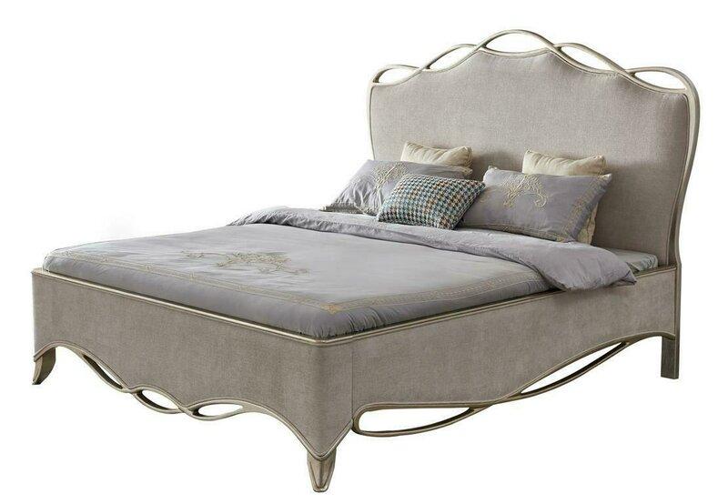 Design Textil Bett Luxus Polster Betten Doppel Schlafzimmer 180x200 Moderne Neu