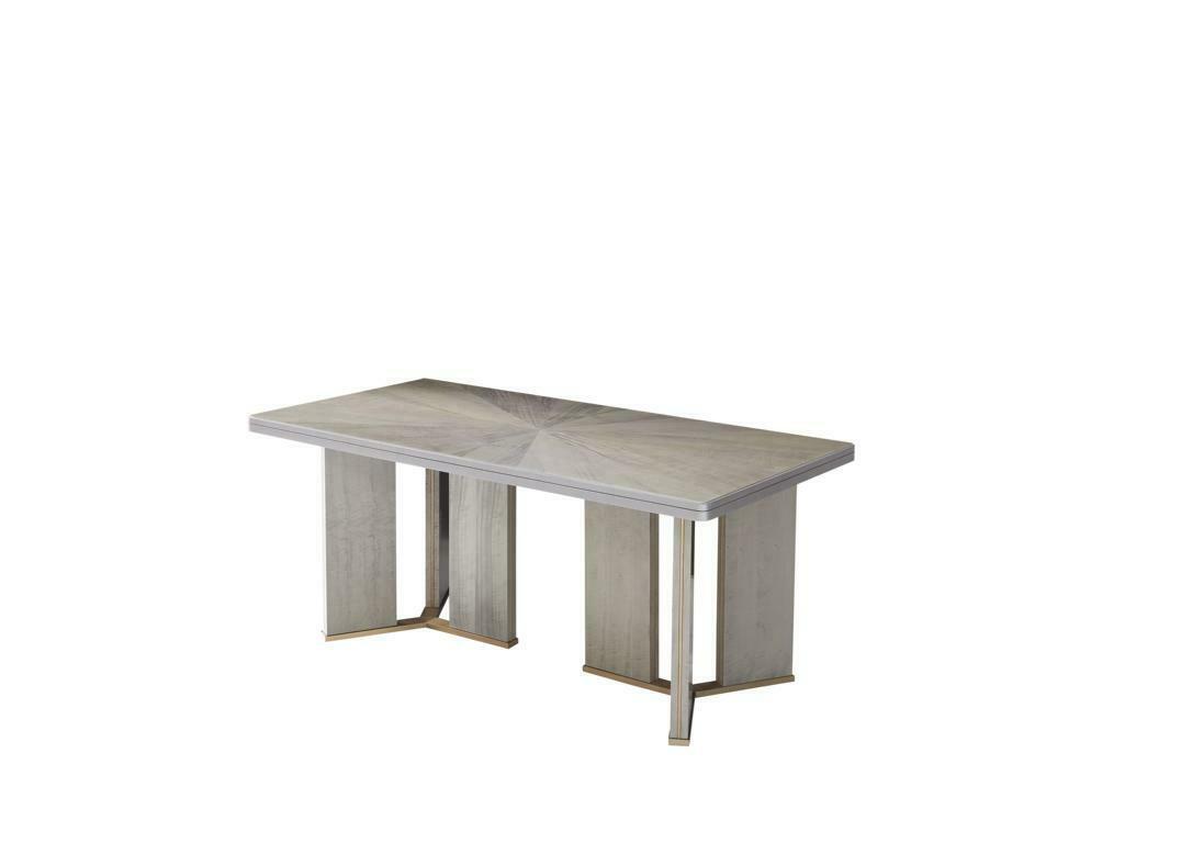 Luxus Tisch Design Esszimmer 200x100cm Esstische Holz Möbel Designer Tische Neu