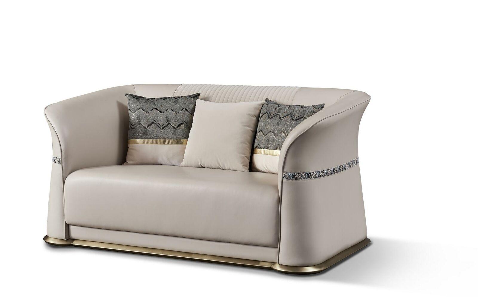 Design Relax Sofas Club Lounge Sofa Textil Polster Couch Stoff Couchen 2 Sitzer