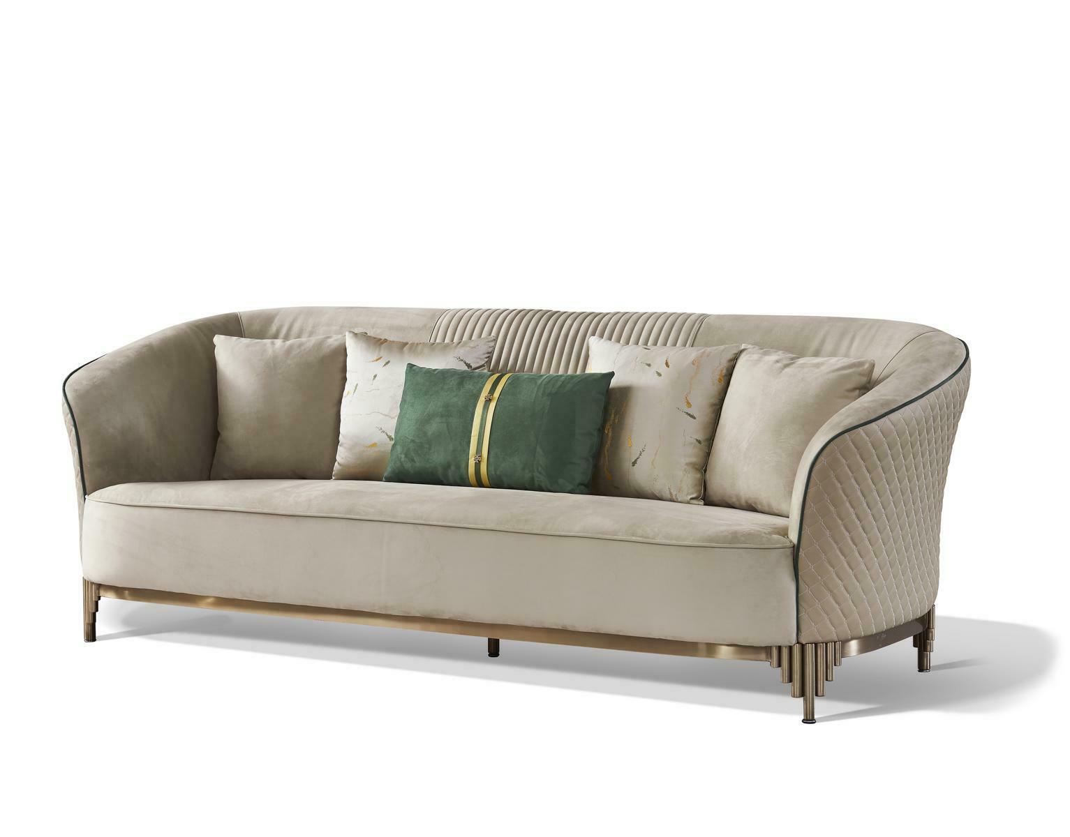 Design 3 Sitzer Dreisitzer Sofas Club Lounge Sofa Polster Couch Stoff Dreisitzer