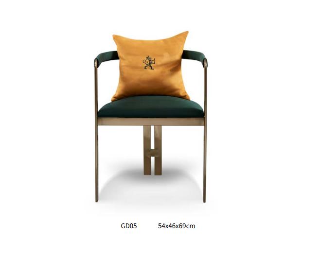 Stuhl Lehnstuhl Modern Design Möbel Luxus Esszimmer Stühle Küche Edelstahl Leder