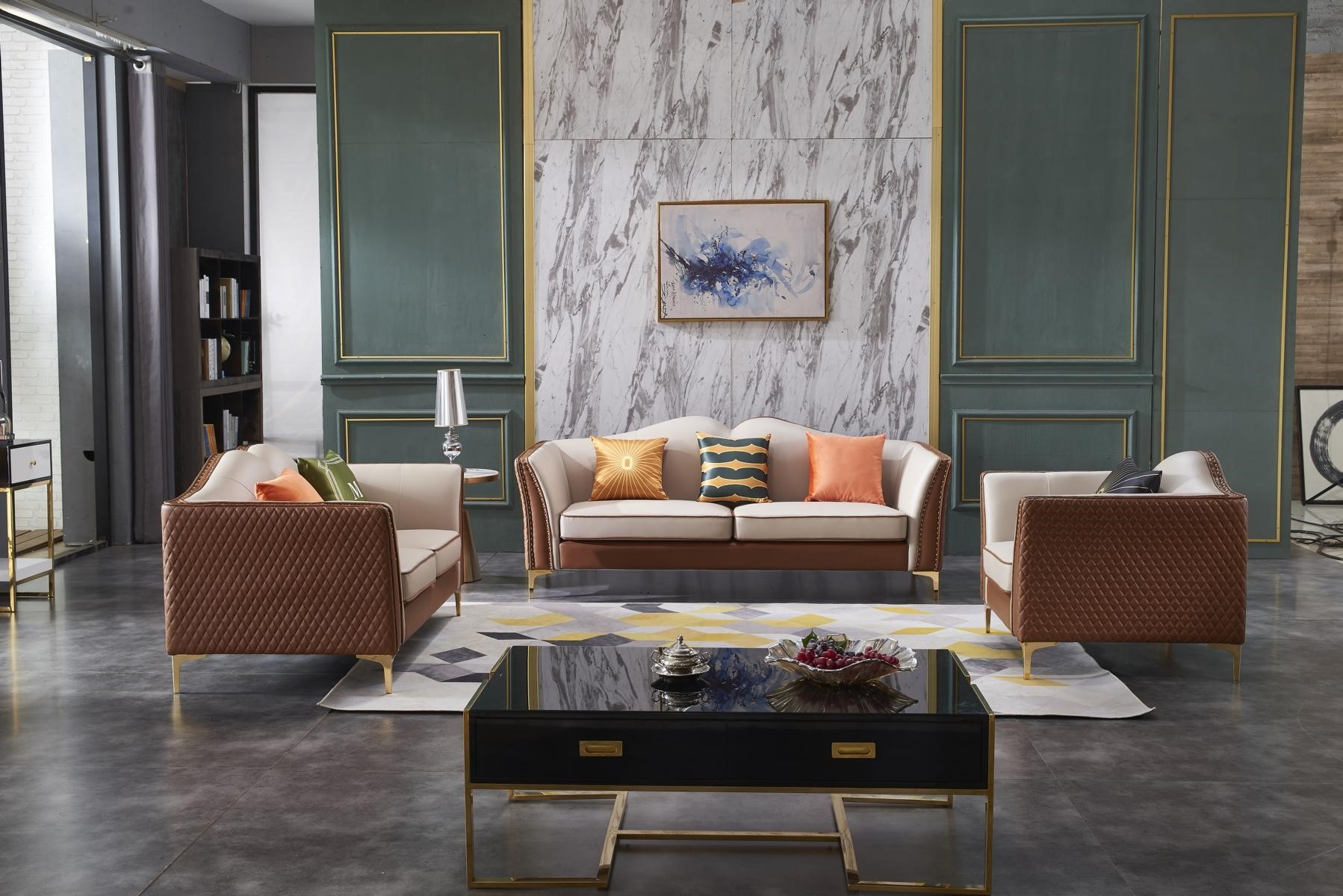 Sofagarnitur 3+1 Sitzer Klassischer Wohnlandschaft Sofas Couchen Polster Möbel !