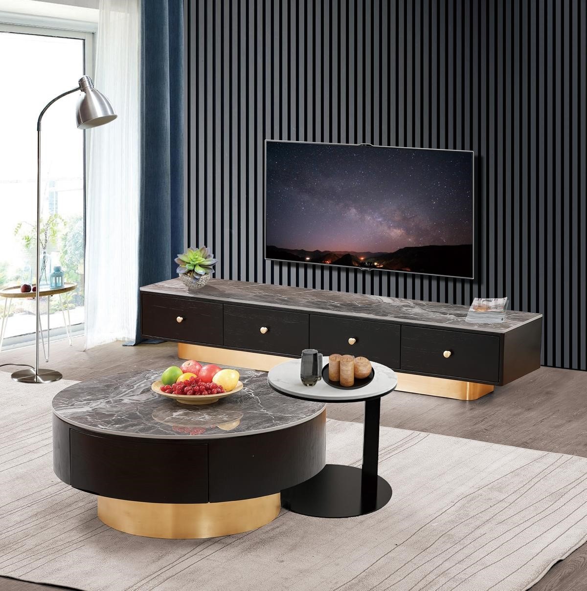 Set 2x Couchtisch Kaffeetisch Beistelltisch Designer Wohnzimmertisch Tische Neu.