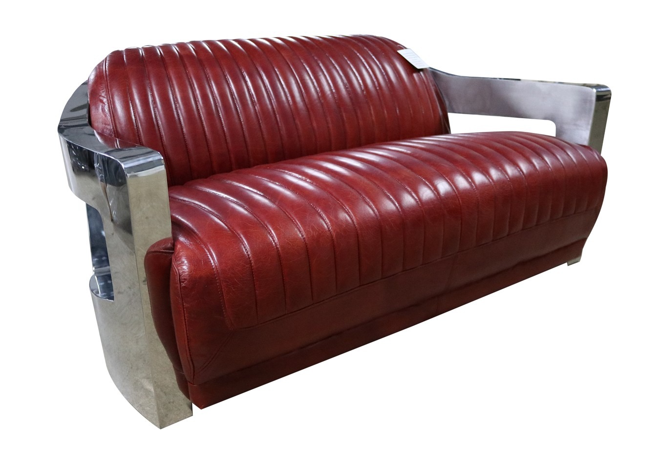 Design Club 2 Sitzer Sofa Ledersofa Dreisitzer Vintage Leder