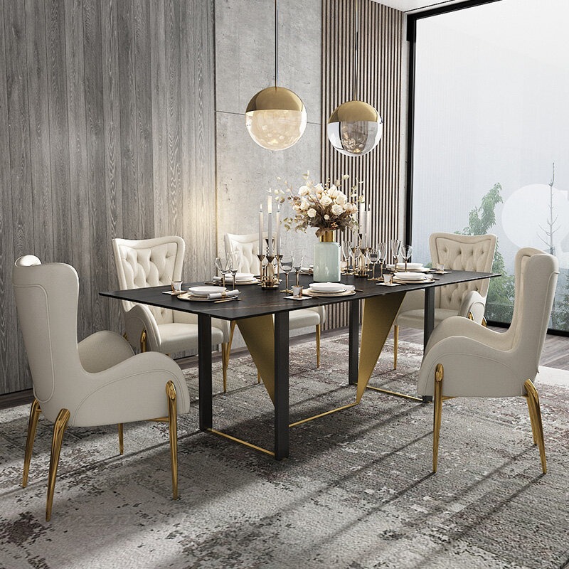 Ess Zimmer Chesterfield 1x Stuhl Set Garnitur Sitz Polster Wohnzimmer Design Neu