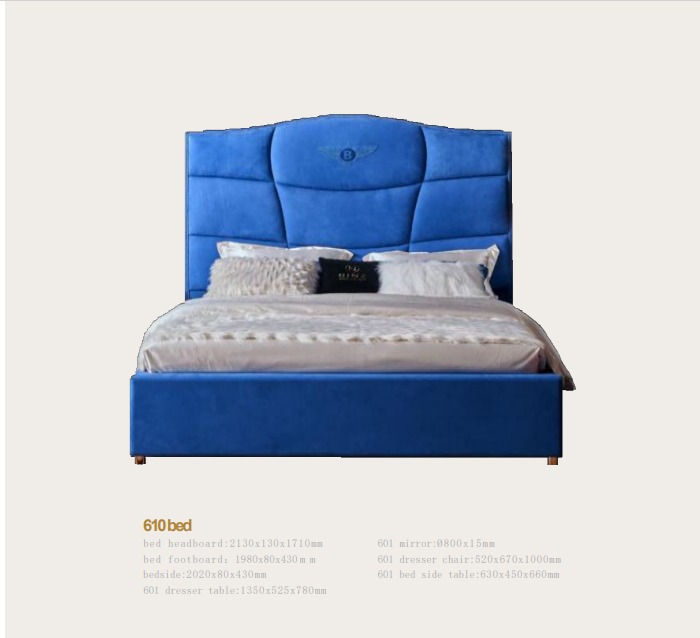 Bettgestell Design Polsterbett Bett Betten Hotel Hotelbett 180x200cm Luxus Möbel
