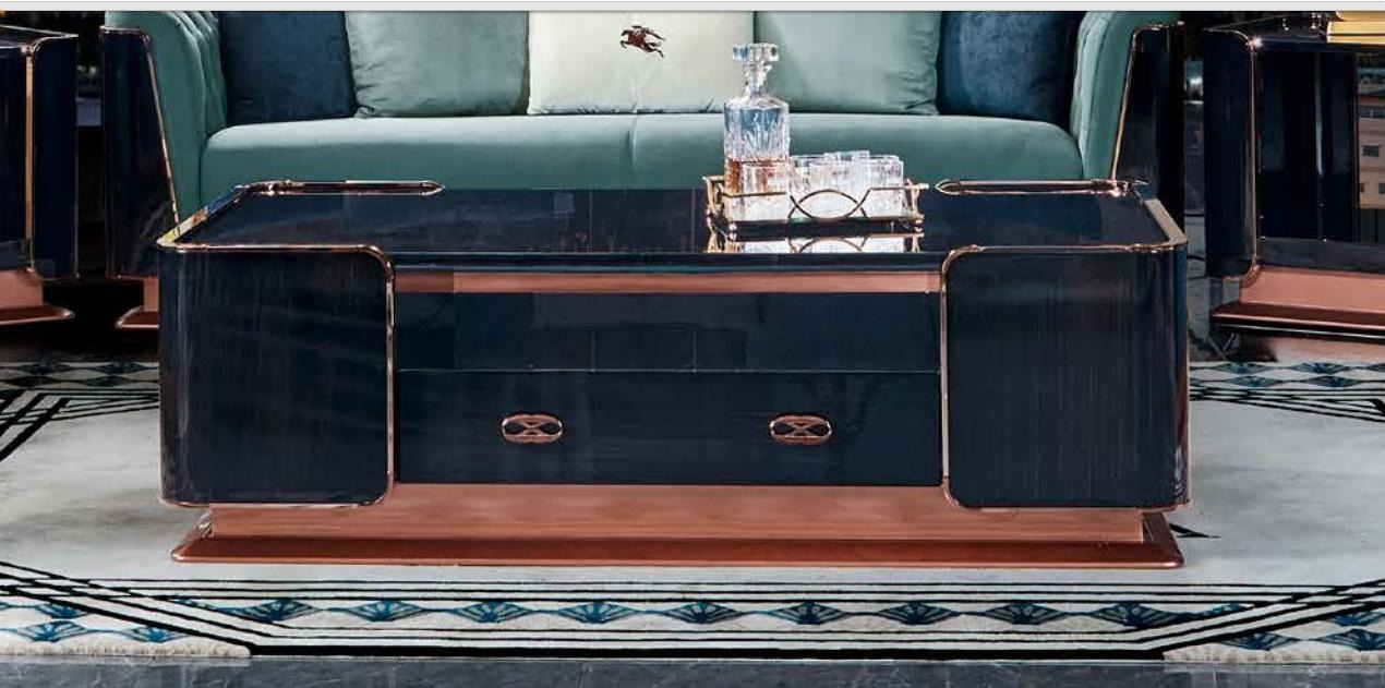 Couchtisch Holz Braun Edle Tische Modern Design Möbel Luxus Wohnzimmer Tisch