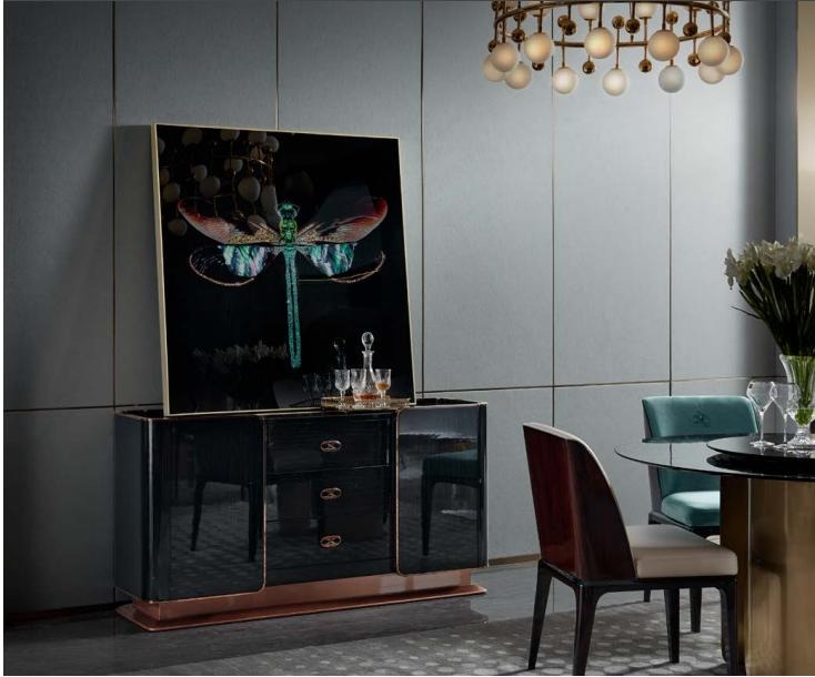 Kommode Sideboard Design Möbel Holz Kommoden Anrichte Echtholz Side Boards Low