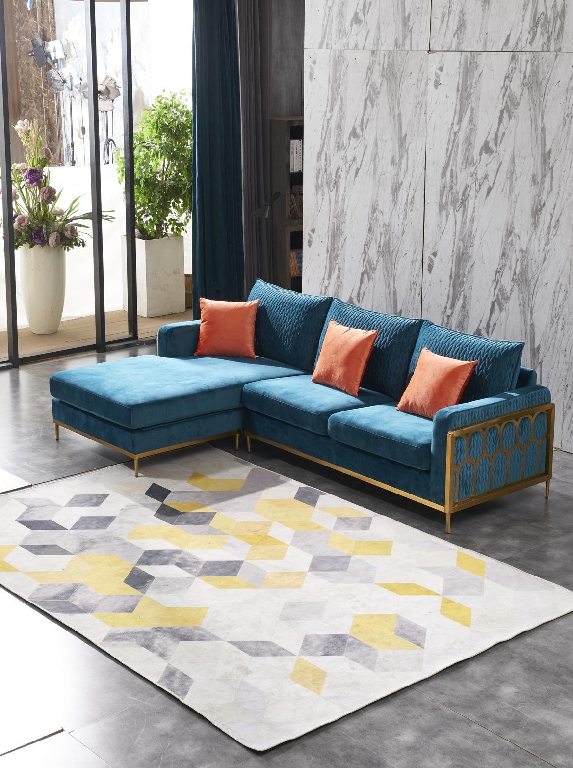 Wohnlandschaft Ecksofa L-Form Couch Sitz Polster Set Garnitur Sofa Luxus Möbel .