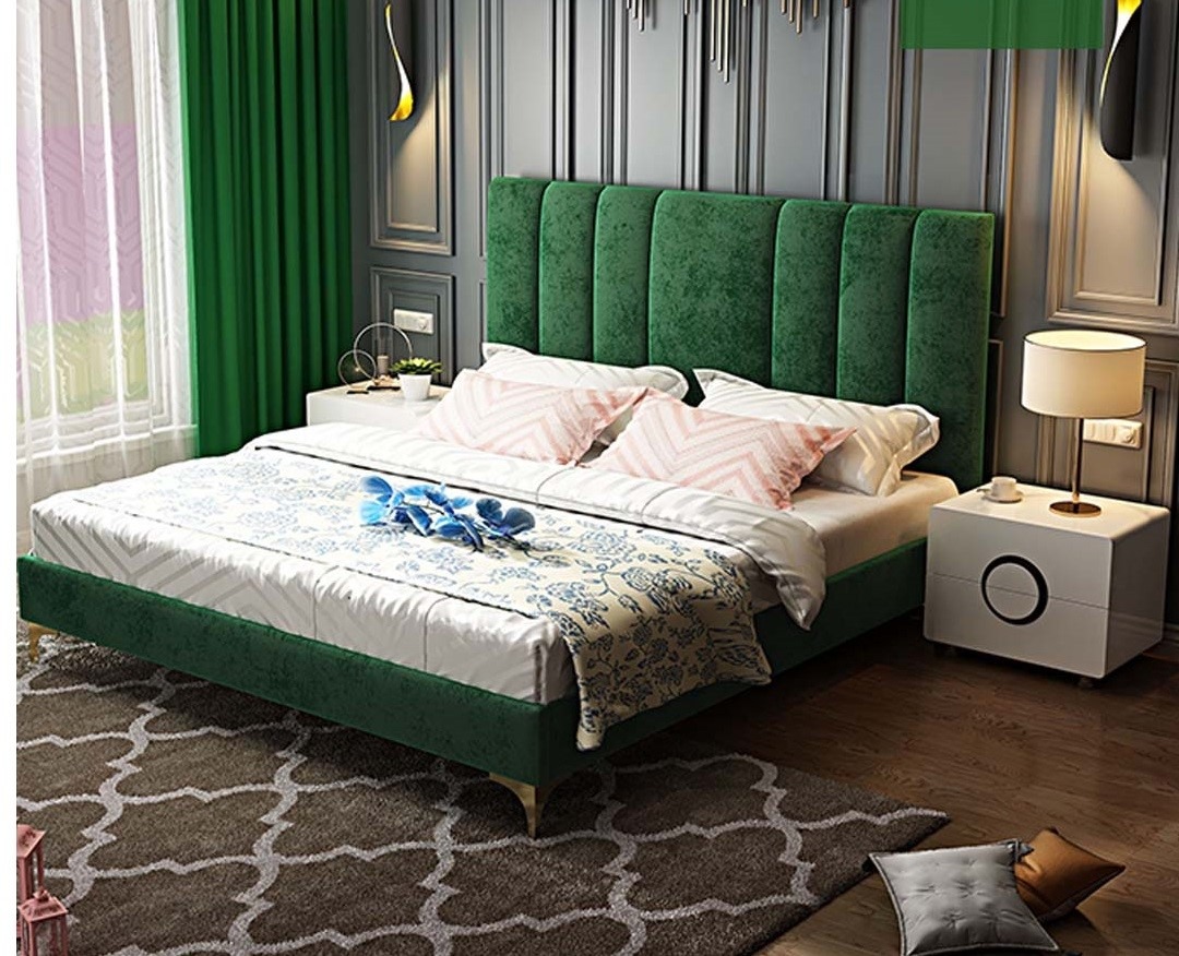 Bett Polster Design Luxus Doppel Hotel Betten Ehe Schlaf Zimmer Leder 180x200cm !