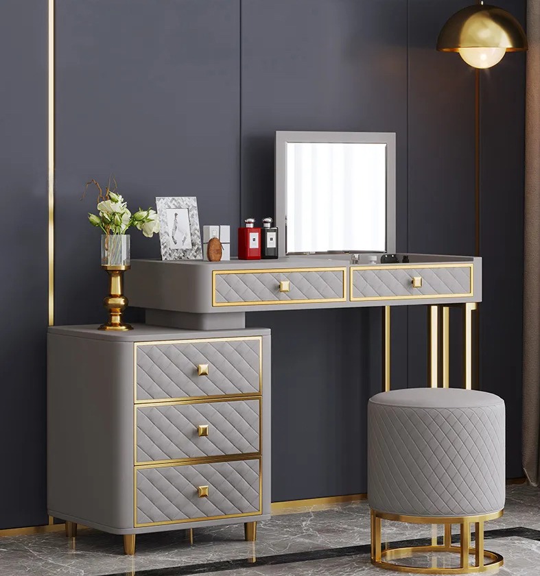 Schminktisch Stuhl Luxus Konsole Kommode Schlafzimmer Konsolentisch Holz
