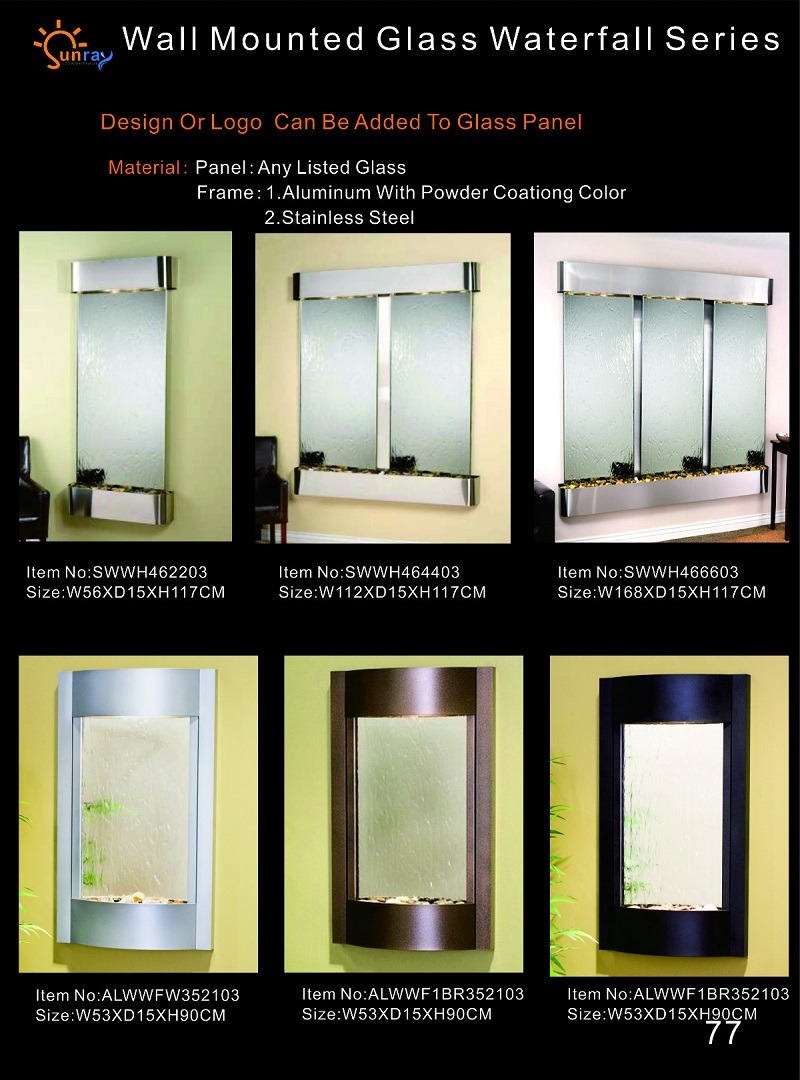 Wand Wasser Water Wall Säule Unterschrank Ragal Vitrine Wasserwände Trennwand
