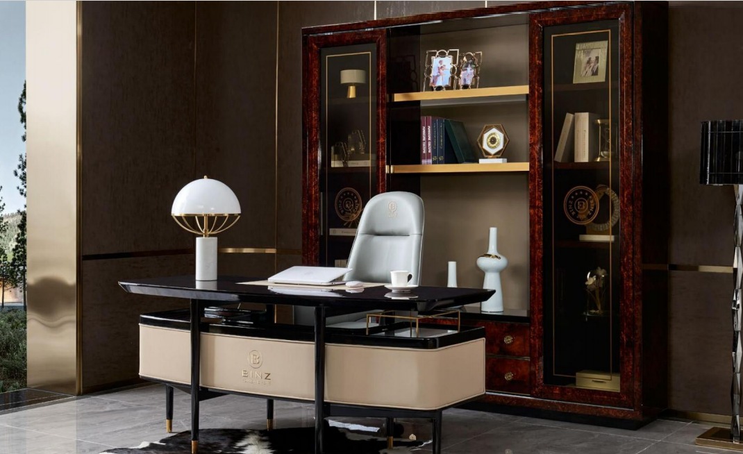 Design Schrank Bücherschrank Vitrine Aktenregal Office Einrichtung Regal Büro