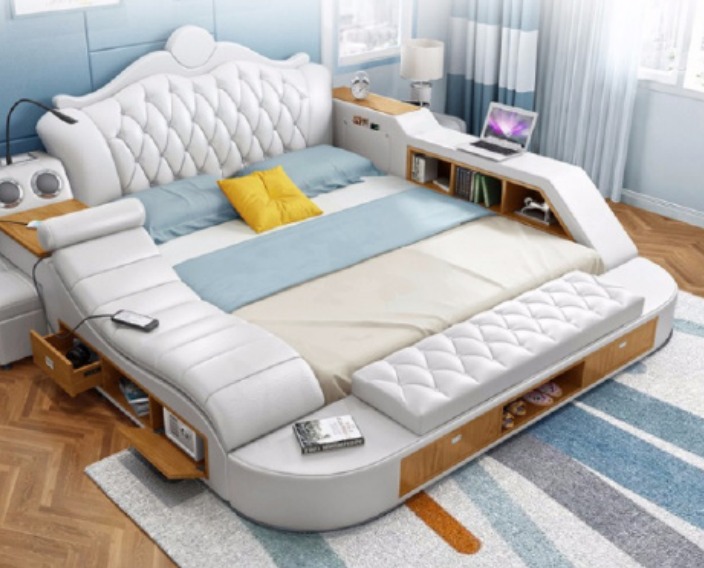Doppel Luxus Design Bett Polster Betten