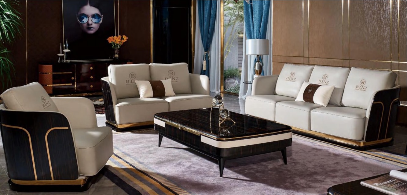 Sofagarnitur 321 Sitzer Set Design Sofa Polster Couchen Couch Modern Luxus Neu