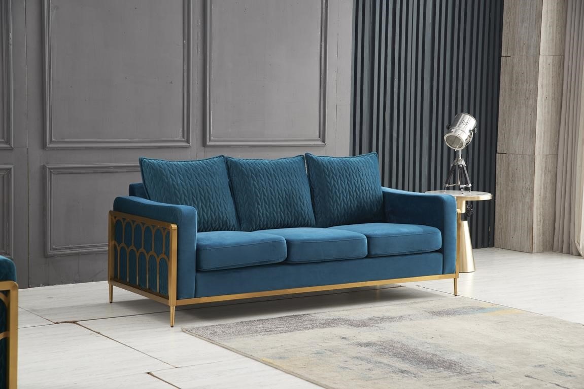 Dreisitzer Couch Polster Design Sofa Moderne Sitz Sofas Zimmer Möbel 3er Neu !