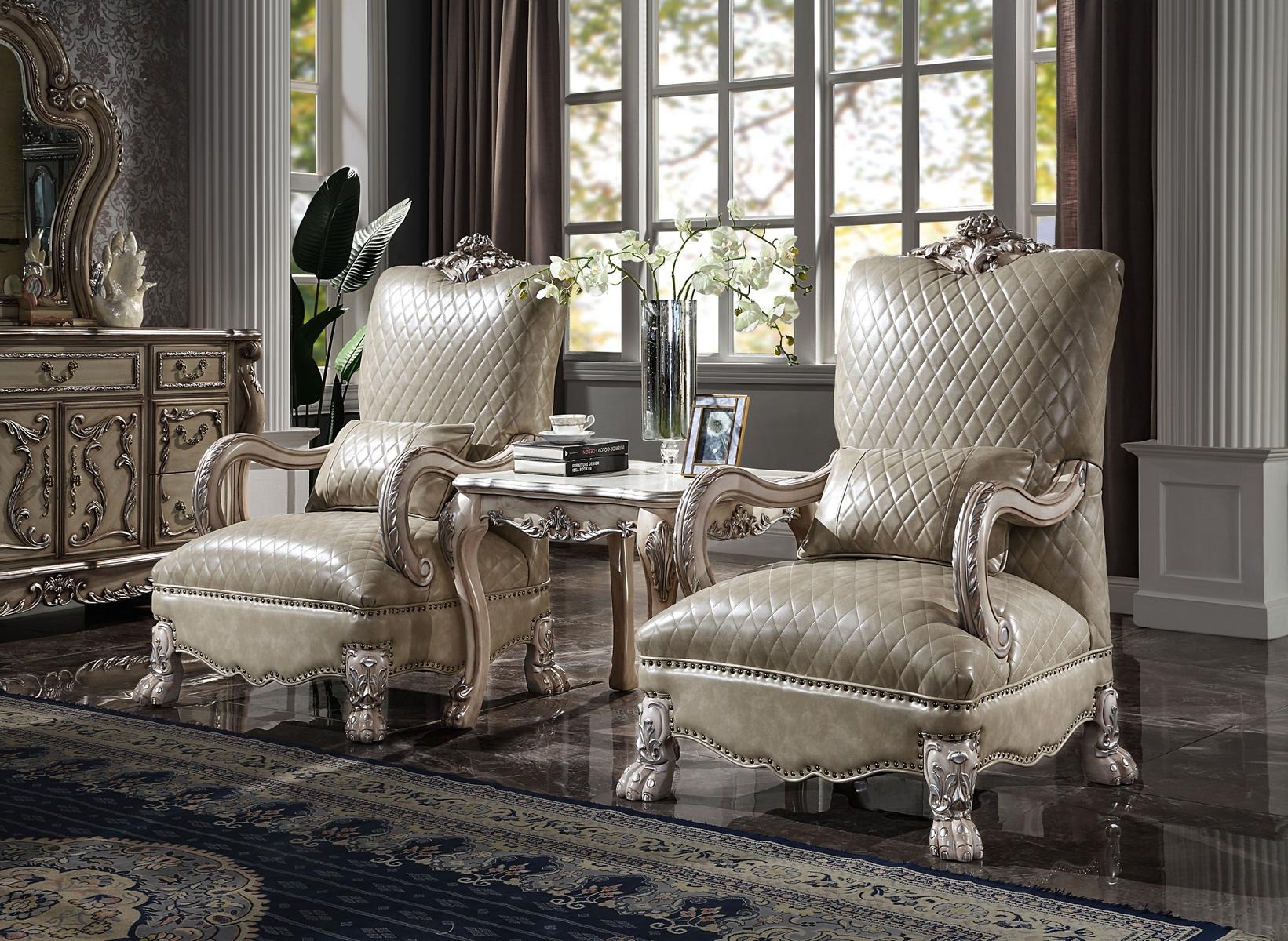 Set 2x Sessel Beistelltisch Wohnzimmer Tisch Sofa Couchtisch Beistell 3tlg Neu