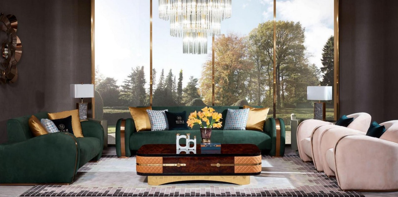 Luxus Möbel Sofagarnitur Couch Sofa Polster Couchtisch Sofas Garnitur Couchen
