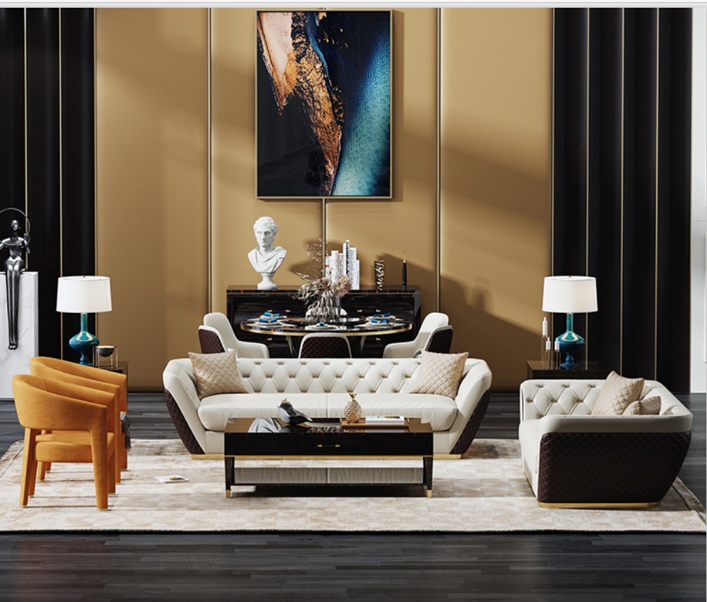 Sofagarnitur Garnituren Set Design Sofas Polster Couchen 32 Sitz Chesterfield