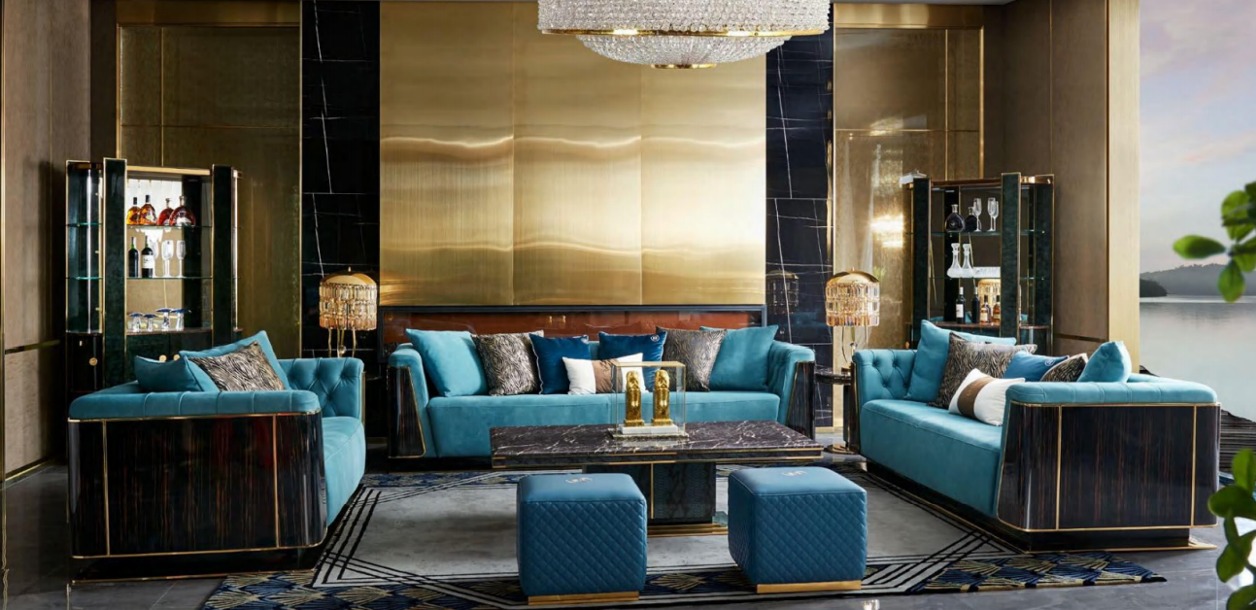 luxus wohnzimmer möbel samt sofa couch set couchtisch designer wohnlandschaft