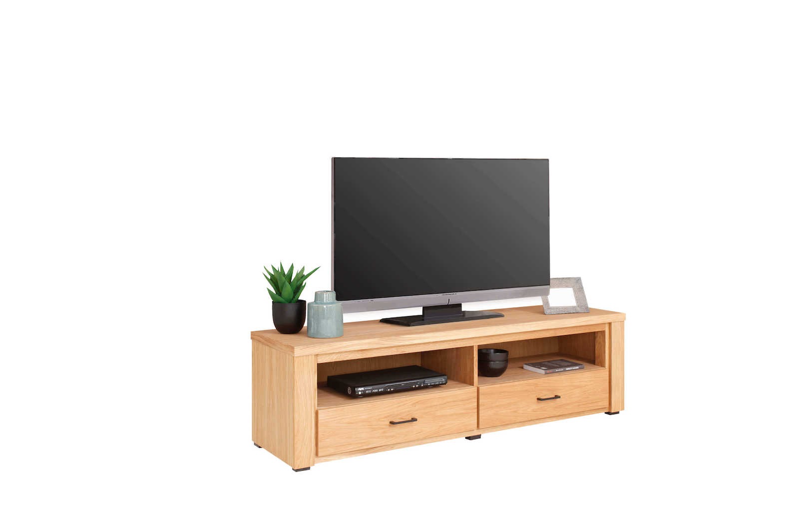 Kommode Vitrine Echtholz TV-Ständer Klassische Schublade Neu Holz Platz Echtholz