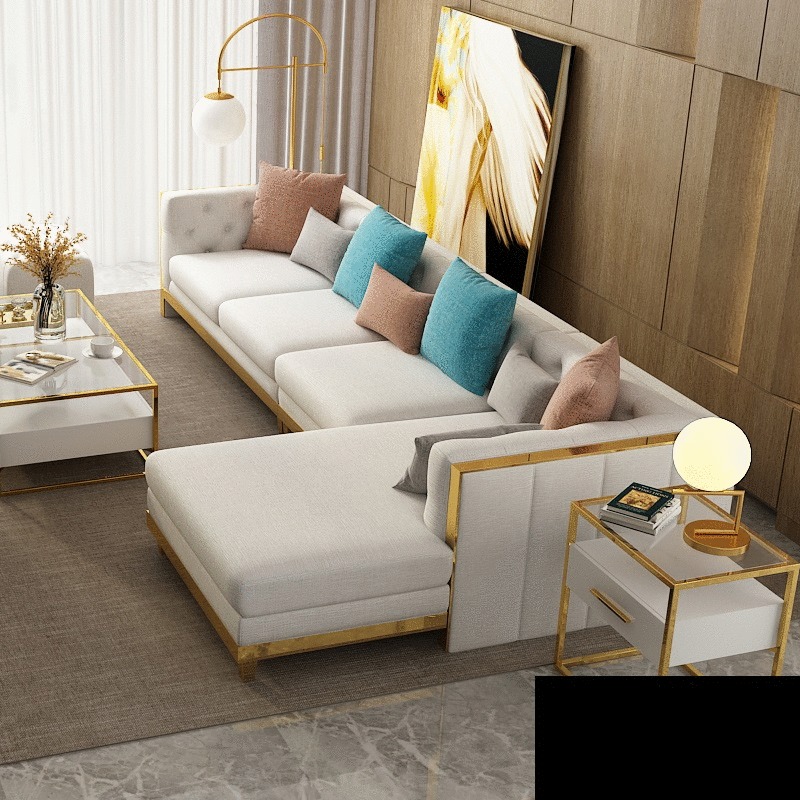 Esk Design Ecksofa L-form Modern Sofas Ledersofa Couch Wohnlandschaft Sofa Sitz