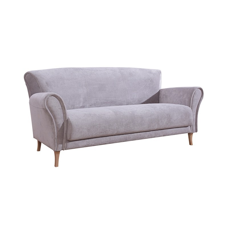 Dreisitzer Stoff Couch Sofa Lila Textil Couchen Sofas Polster Garnitur Luxus Neu