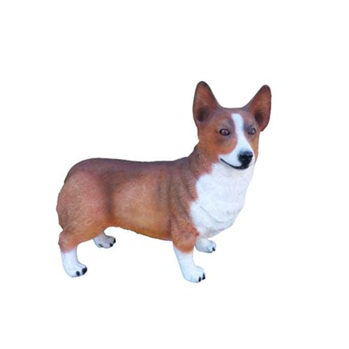 Hund Lebensgroße Figur Dekoration Statuen Skulptur Garten Deko Figuren 55cm neu