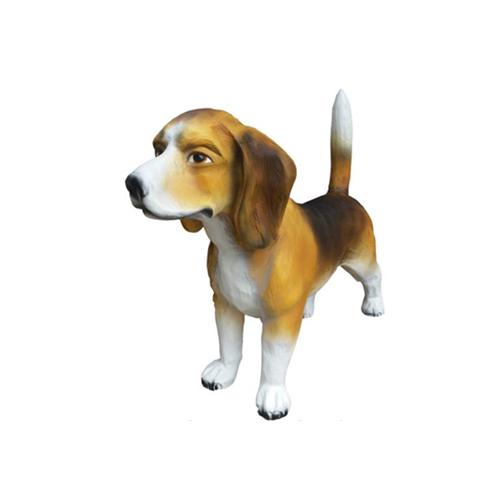 Hund Lebensgroße Figur Dekoration Statuen Skulptur Garten Deko Figuren 73cm neu