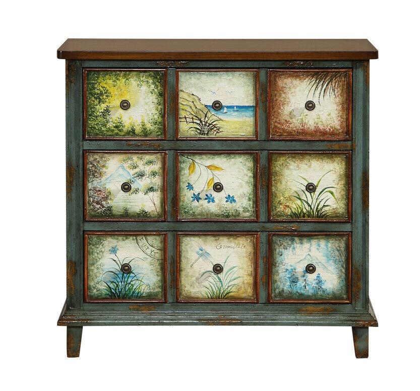 Design Kommode Kommoden Holz Anrichte Moderne Sideboard Hoch Schrank bunte neu