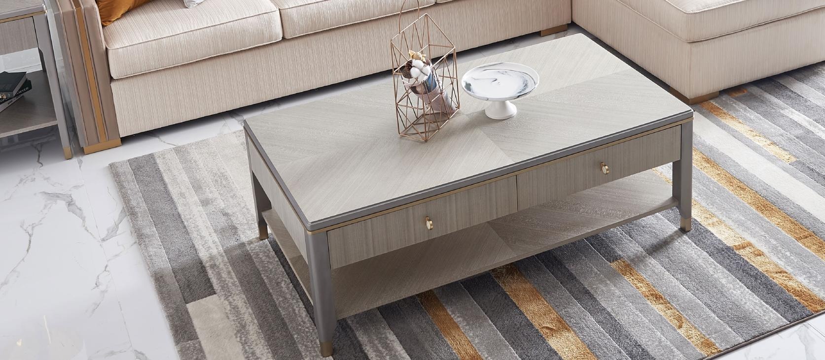 Klassischer Luxus Designer Couchtisch Sofa Wohnzimmer Tisch Beistell Tische Holz