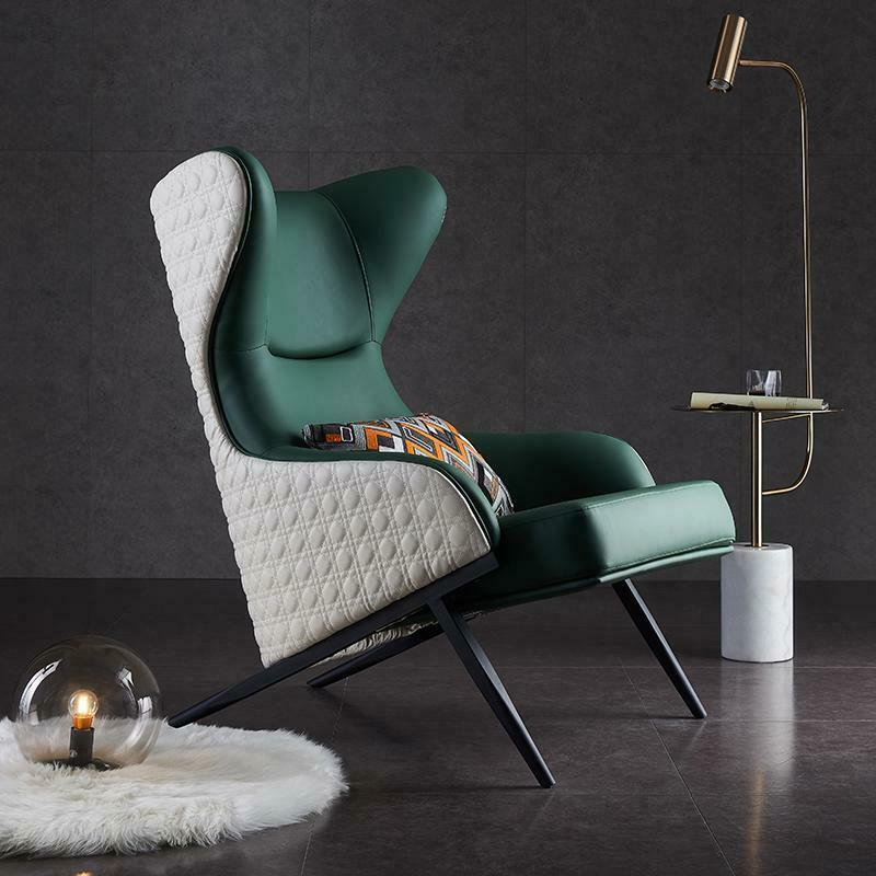 Wohnzimmer Einsitzer Sofa Couch Lounge Club Hotel Luxus Moderner Design Sessel