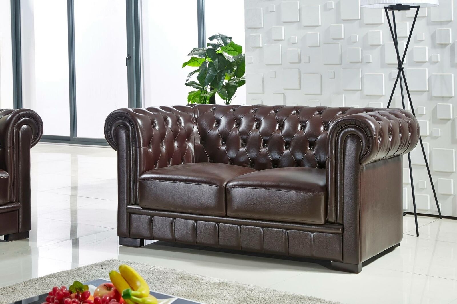 Design Zweisitzer Lounge Möbel 2 Sitzer Sofa Couch Polster Club Couchen Sofas