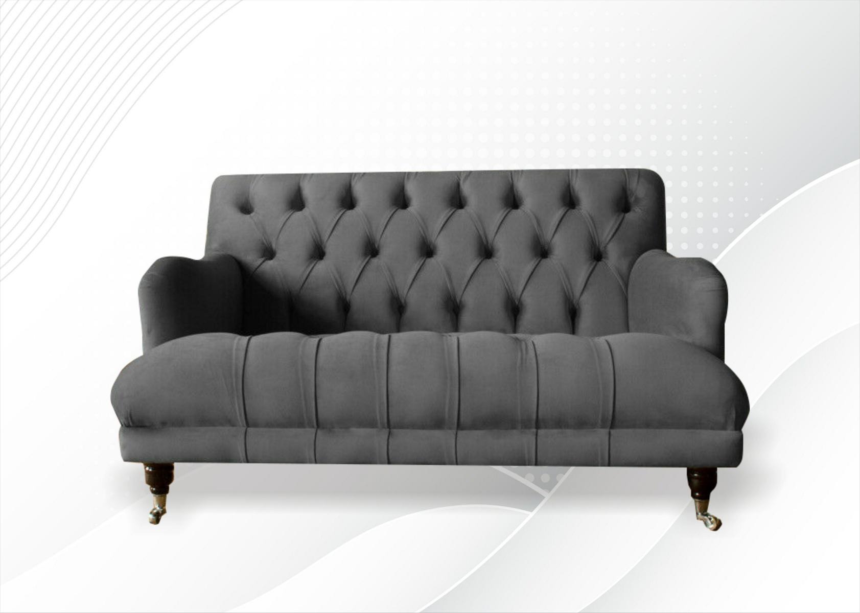Sitz Design Polster Couch 2 Sitzer Zweisitzer Sofa Sofas Couchen Textil Stoff