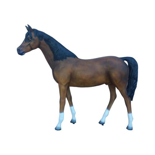 Pferd Lebensgroße Figur Dekoration Statuen Skulptur Garten Deko Figuren 230cm